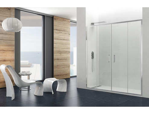 ДУШ ПАРАВАН с плъзгащи  врати  180 см GME PRESTIGE  SPAZIO 8/6 мм